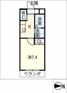 A・City半田旭町【5階】の間取り