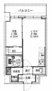 エスリードレジデンス梅田マークス【10階】の間取り