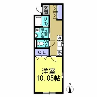 MARE WEST【2階】の間取り