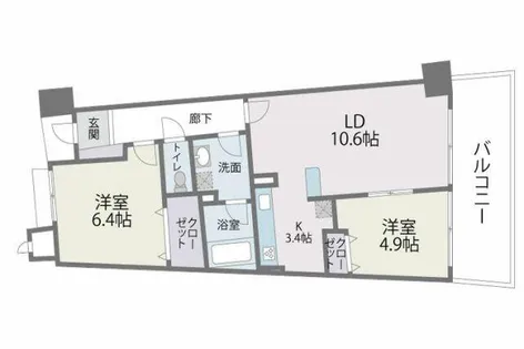 アイランドシティ・インフィニガーデンイースト棟【510号室】の間取り
