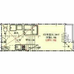ハーモニーテラス荒中町Ⅱ【1階】の間取り