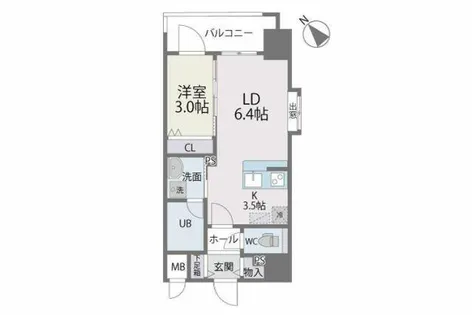 サニークレスト須崎町【9階】の間取り