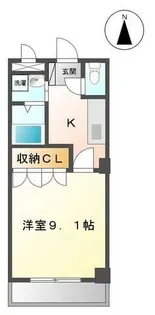 グランディールU【1階】の間取り