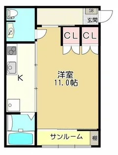 シンワパーレ【1階】の間取り