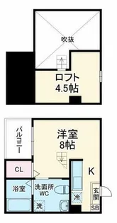 愛知県名古屋市熱田区四番1丁目【アパート】の間取り