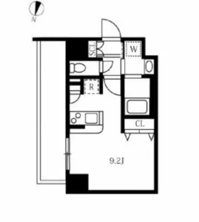 エスライズ梅田北【10階】の間取り