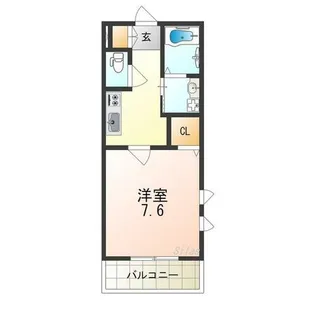 フィアスコート羽衣【1階】の間取り