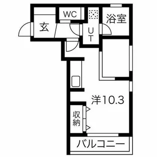 Mina八事石坂【5階】の間取り
