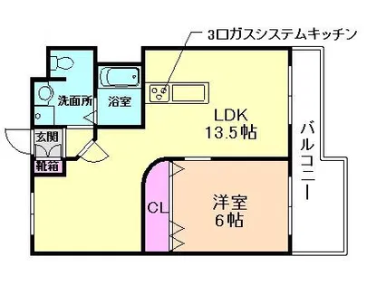 池田マンション【407号室】の間取り