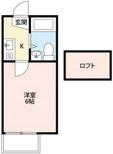 サンエフ中之郷【102号室】の間取り