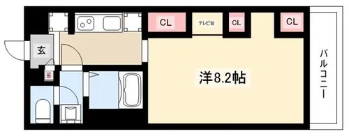 リブリ・名古屋【303号室】の間取り
