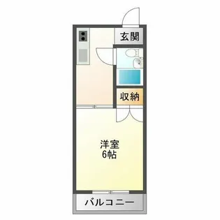 十三セブンハイツ【5階】の間取り