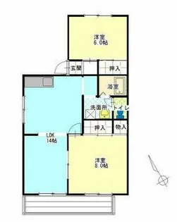 パークサイド鈴【1階】の間取り