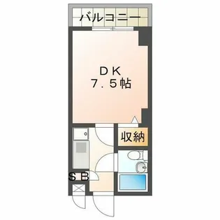 コスミック【3階】の間取り