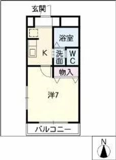 グリーンヒルズ清水山Ⅱ【1階】の間取り