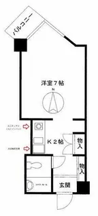 平岸パークマンション【7階】の間取り