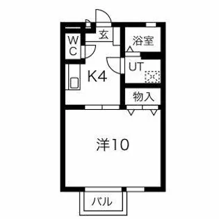 エミネンスA棟【2階】の間取り