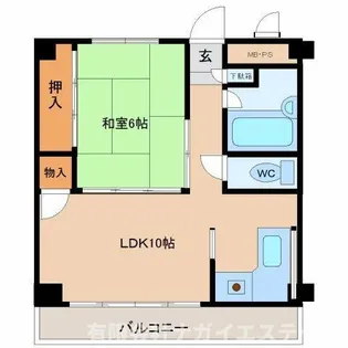 ロイヤルルベール【701号室】の間取り