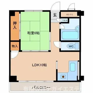 ロイヤルルベール【701号室】の間取り