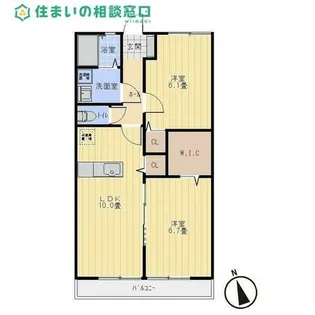 愛知県額田郡幸田町大字芦谷字仲田【アパート】の間取り