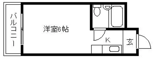 紫光ハイツ【302号室】の間取り