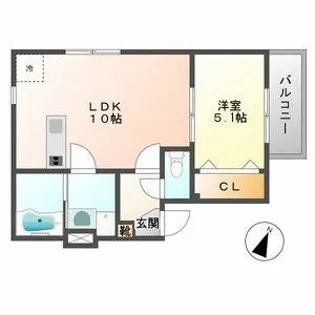 DHガーデン井尻南【302号室】の間取り