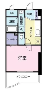 ボニート到津【1階】の間取り