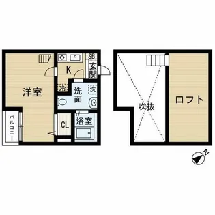 愛知県名古屋市中川区松ノ木町1丁目【アパート】の間取り