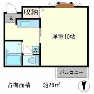 アムズコート【4階】の間取り
