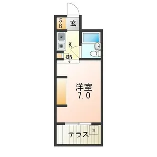 マンション中村【102号室】の間取り