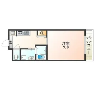 イセハイツ【502号室】の間取り