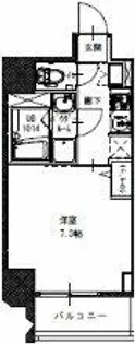 S-RESIDENCE南堀江【5階】の間取り