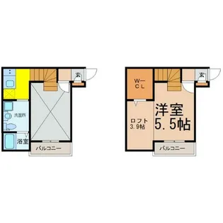 熱田スカイタワー31F【1階】の間取り