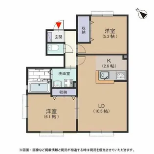 エルメゾンM・K【1階】の間取り