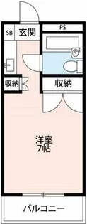 ドミールインター【303号室】の間取り