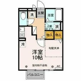 セジュール本町【2階】の間取り