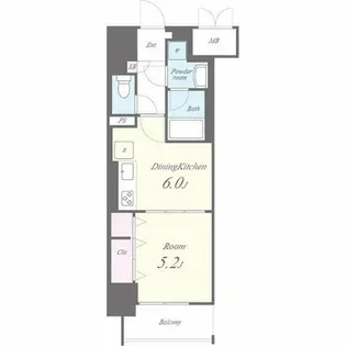 ジェネラーダ【3階】の間取り