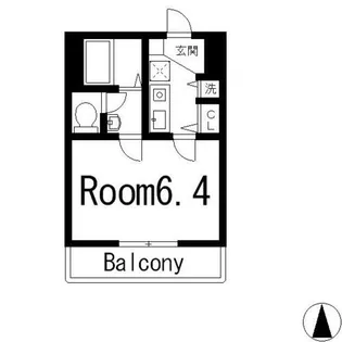 ドミノ石山【3階】の間取り