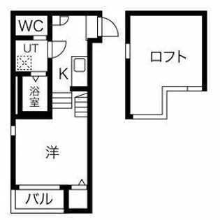 グリュックハイム【1階】の間取り