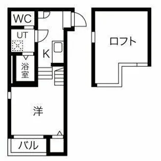 グリュックハイム【1階】の間取り