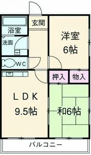 飯坂ビル【302号室】の間取り