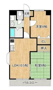 エスポワールASAHI【5階】の間取り