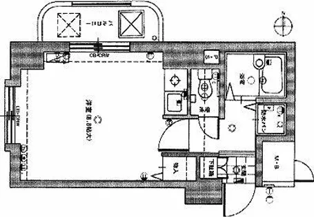 チサンマンション円山裏参道【5階】の間取り