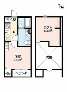鳳 陽光館【1階】の間取り