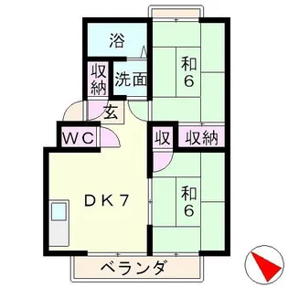 グランフェスタ【1階】の間取り