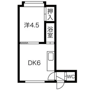 オーガスタ澄川【1階】の間取り