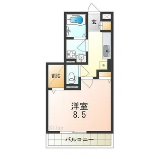 WISTERIA PLACE【1階】の間取り