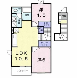 プルミエール【2階】の間取り