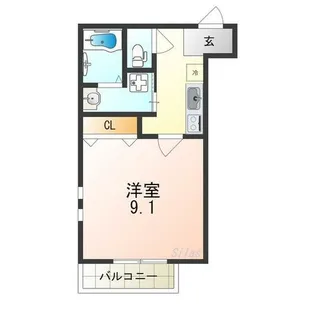 フジパレス堺北長尾ウエスト【3階】の間取り