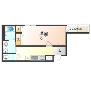 フジパレス堺北長尾ウエスト【3階】の間取り